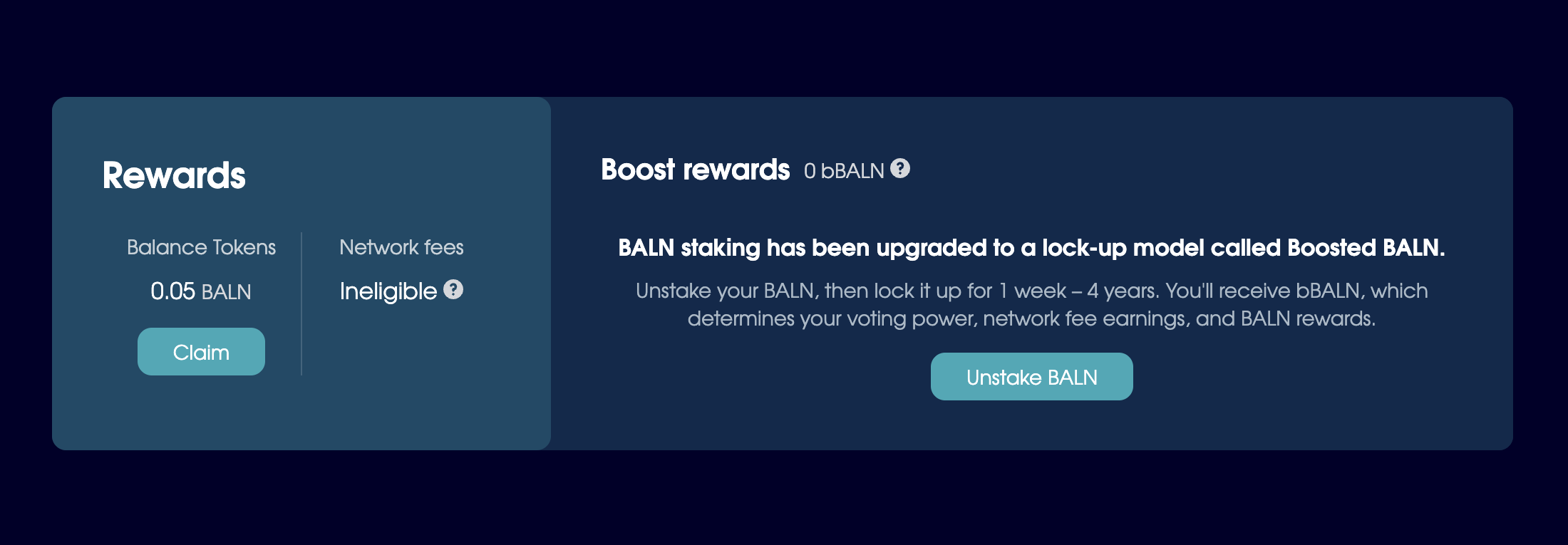 Prepare for the Boosted BALN upgrade