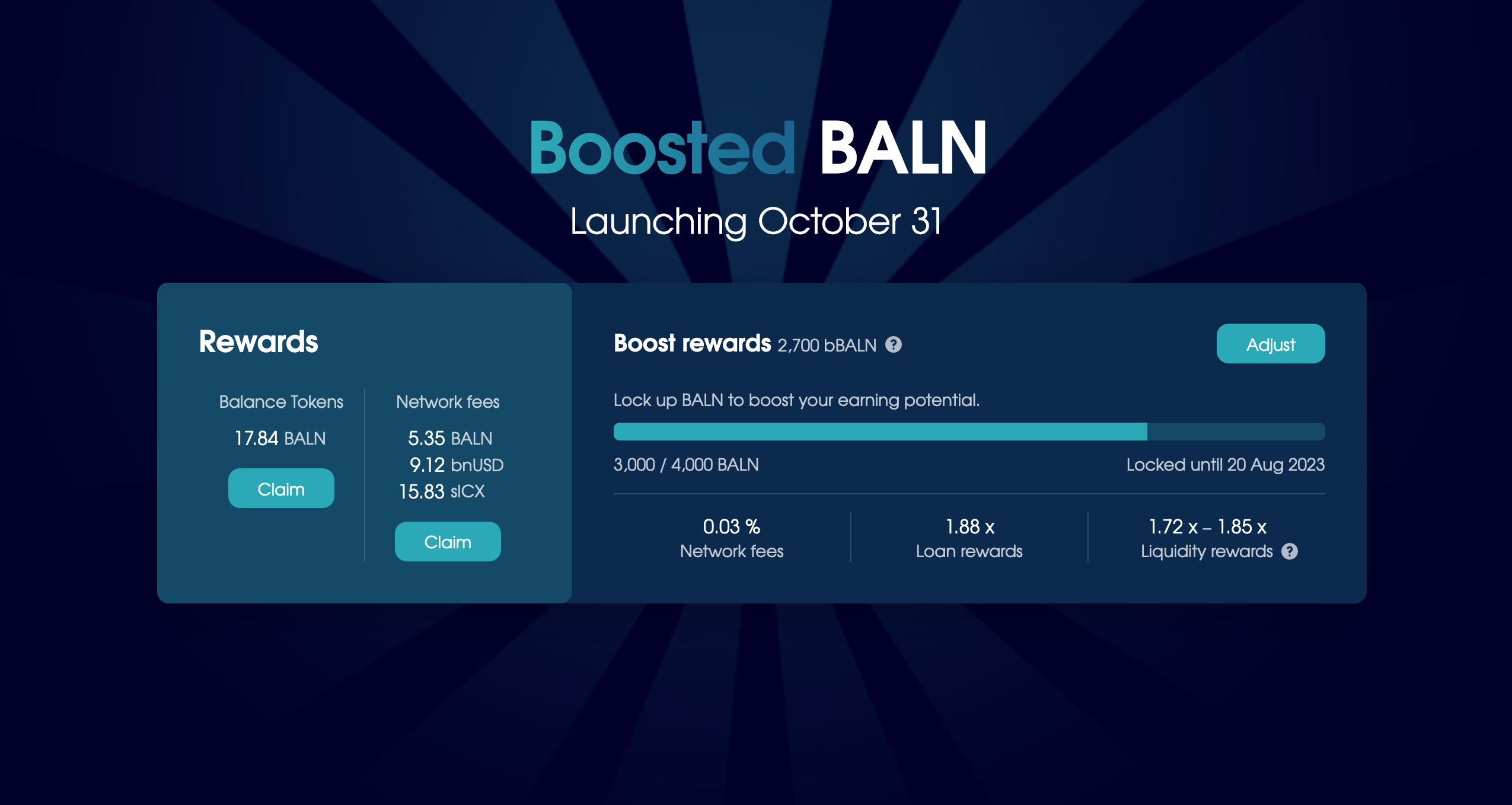 Prepare for the Boosted BALN upgrade